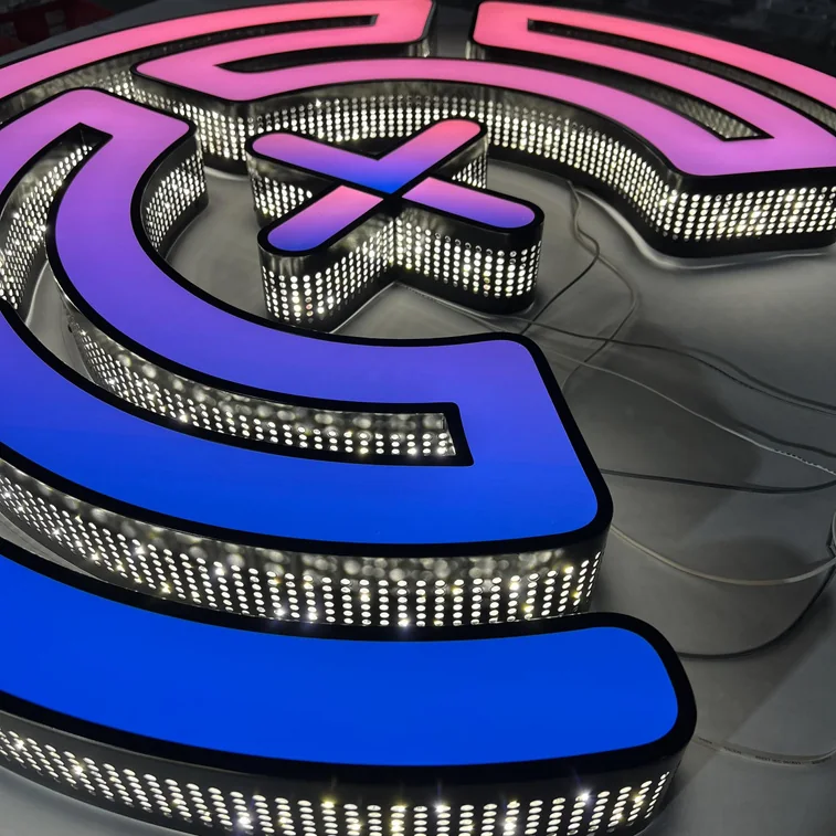 Illuminated 3D Signs project example